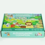 EDUCATIONAL WOODEN TOY - ALPHANUMBERS COGNITION BY COMPOSITION IT
