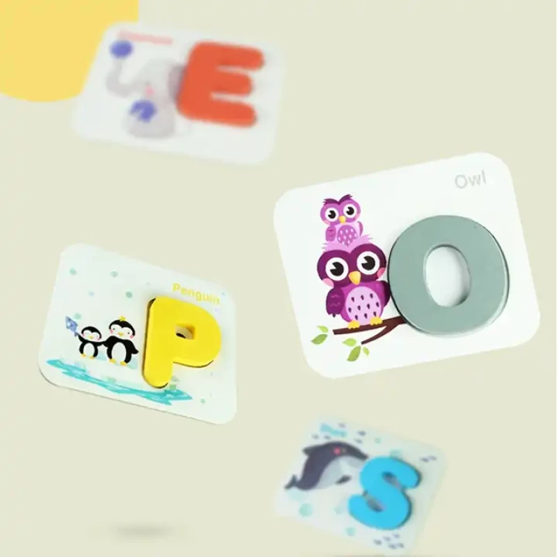 EDUCATIONAL WOODEN TOY - ALPHANUMBERS COGNITION BY COMPOSITION IT