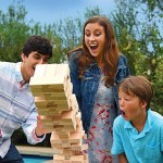 JINGA ORIGINAL WOODEN TOY  - JINGA GIANT - UNCOLORED PIECES - HIGH QUALITY - LARGE