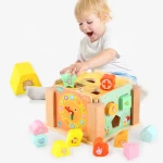 MONTESSORI TOYS-  INTELLIGENCE WOODEN BOX (SHAPE MATCHING)