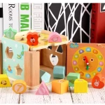 MONTESSORI TOYS-  INTELLIGENCE WOODEN BOX (SHAPE MATCHING)