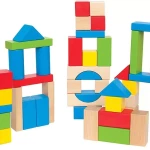 EDUCATIONAL COLORFUL WOODEN BLOCKS TOY - 30 COLORFUL PIECES
