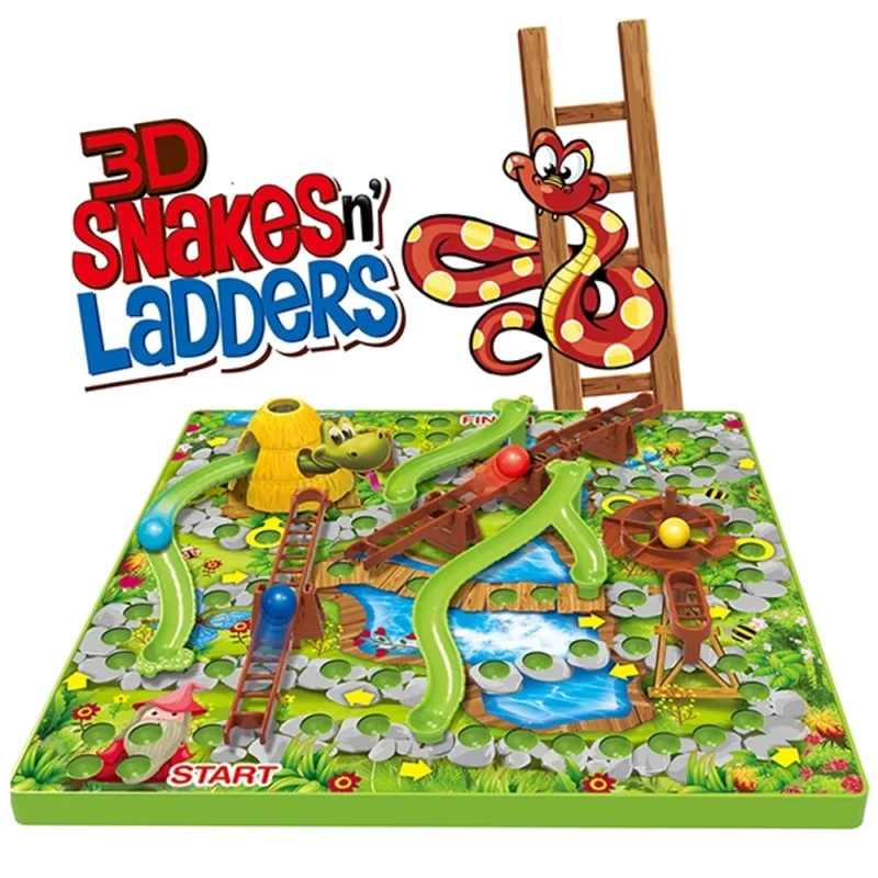 3D SNAKES LADDERS TOY