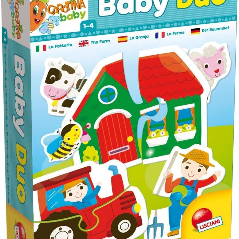 EDUCATIONAL TOY - FARM PUZZLE FOR BABY - BABY DUO