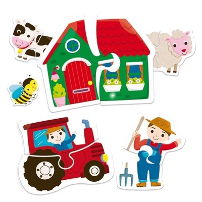 EDUCATIONAL TOY - FARM PUZZLE FOR BABY - BABY DUO