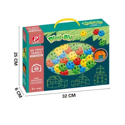 EDUCATIONAL TOY - 3D TENT DIY BUILDER
