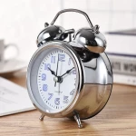 ALARM CLOCK- SILVER - SMALL