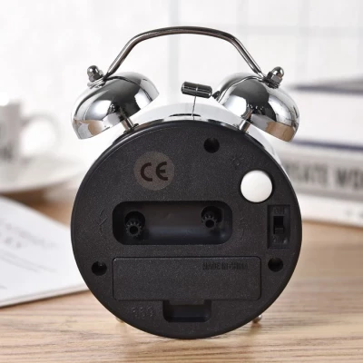 ALARM CLOCK- SILVER - SMALL