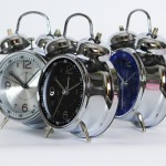 METALLIC ALARM CLOCK - LARGE