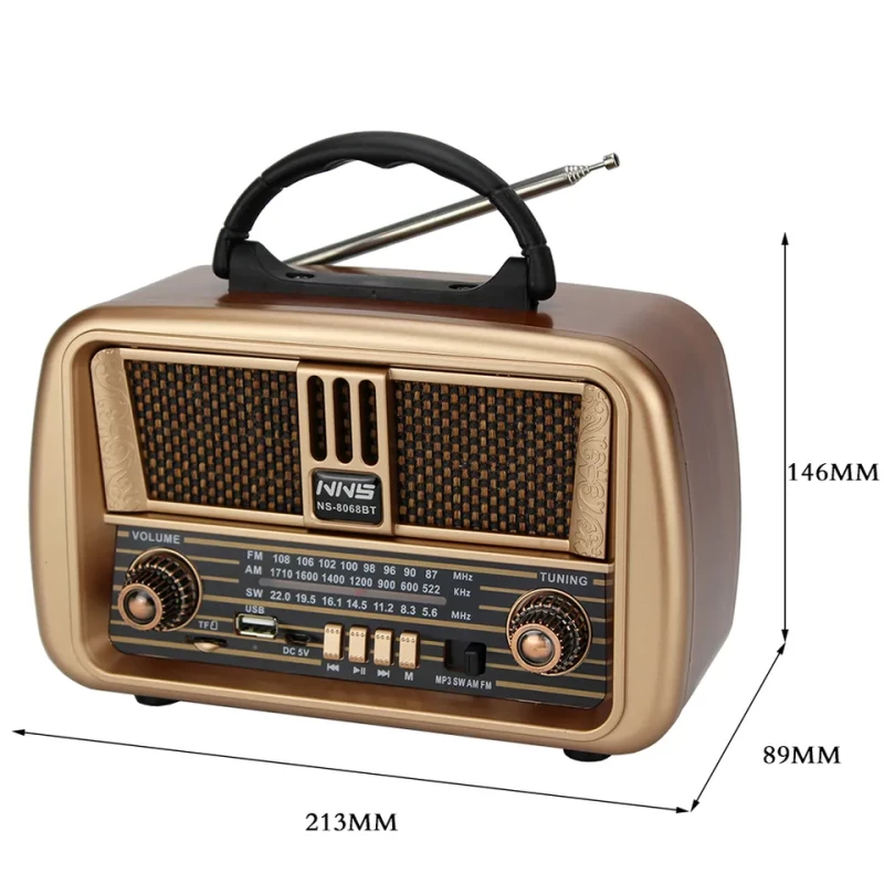 CLASSIC BT SPEAKERS & RADIO - MEDIUM